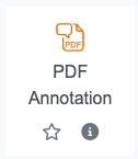 Moodle PDF Annotation tool icon
